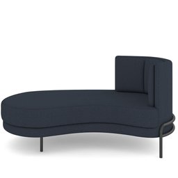 Sofá Chaise Longue Living Lucca Esquerdo D02 Linho Chumbo D-465 - 2