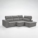 Ver imagem 2 de Sofá de Canto Apolo 2,80m com Chaise Direita Retrátil Reclinável Apolo Casa