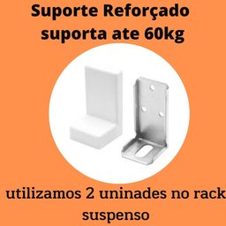 Rack suspenso sem painel não espelhado pra Smart TV LG 55 - 7