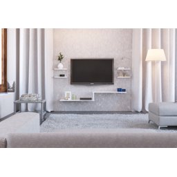 Rack suspenso sem painel não espelhado pra Smart TV LG 55 - 1