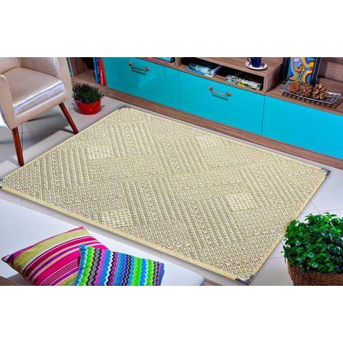 Tapete Sisal Sala Quarto Salão 1,50x2,00 Clean S-567