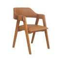 Ver imagem 3 de Conjunto Mesa de Jantar Lugano 180x100 e 6 Cadeiras Ottawa Caramelo