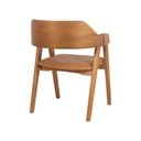 Ver imagem 6 de Conjunto Mesa de Jantar Lugano 180x100 e 6 Cadeiras Ottawa Caramelo