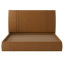 Ver imagem 3 de Cama Queen Flutuante com Cabeceira 160cm Astra S04 Couríssimo Caramelo - Lyam Decor