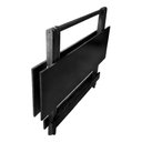 Ver imagem 3 de Mesa Dobrável de Madeira 4 Lugares Retangular MDF 120x70 Preto