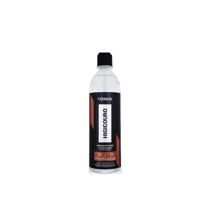 Higicouro Limpador Couro 500ml Higienizador Refil Vonixx