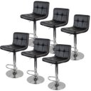 Ver imagem 2 de Kit 6 Banquetas Gomos para Cozinha 3-35 Cor:Preta