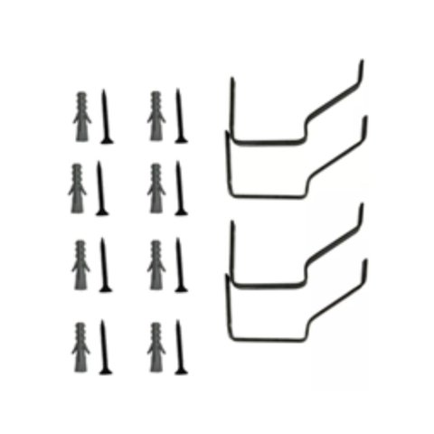 Kit 4 Suportes Super Calha Comum para Calha de Beiral 30cm