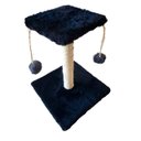 Ver imagem 1 de Arranhador para Gatos Poste com 2 Base C/ Pompom Corda Sisal Brinquedo Cat Felino