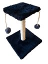 Ver imagem 1 de Arranhador para Gatos Poste com 2 Base C/ Pompom Corda Sisal Brinquedo Cat Felino