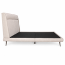 Ver imagem 6 de Cama Japonesa com Cabeceira King Ema Courino Bege Linho Off White - Sallar Home