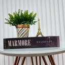 Ver imagem 3 de Kit P/ Decoração Sala Livro Fake + Torre Metal + Vaso Listra