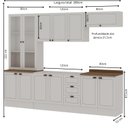 Ver imagem 3 de Cozinha Modulada Completa 5 Peças Americana Portas em MDF Branca Frisado