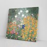 Quadro Jardim Florido Gustav Klimt Flores Canvas 80x80cm - 2
