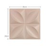 40 Placas Decorativas Revestimento de Parede Pvc 3d - Pétalas Pérola Rosa - 2
