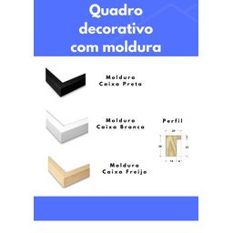 Quadro Decorativo Leão Natureza com Moldura Caixa de 3cm de Profundidade 100x70 Cm - 4