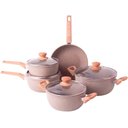 Ver imagem 1 de Jogo de Panelas Ceramica Marble Edition Cinza Dust Oster