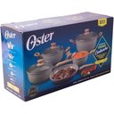 Ver imagem 7 de Jogo de Panelas Ceramica Marble Edition Cinza Dust Oster