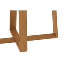Ver imagem 6 de Mesa Jantar Elma Premium Madeira Maciça c/ Tampo Madeirado c/ Vidro 170x90cm Carvalho/Off White