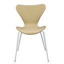 Ver imagem 2 de Cadeiras Jacobsen Polipropileno Sala Jantar Base Metal - Bege