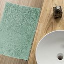 Ver imagem 5 de Jogo Tapete Banheiro 58x38cm + Tapete Passadeira 100x50cm Verde Água