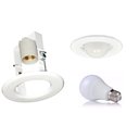 Ver imagem 4 de Kit 10 Spot Embutir Gesso E27 para Lampada Bulbo Led C621