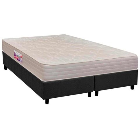 Colchão King Herval Espuma D45 New Top 25 DF+Box Super 1,93x2,03