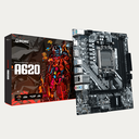 Ver imagem 1 de Placa Mãe Pcyes A620 AM5 DDR5 m.2 Nvme USB-C Max 64 Gb PCYA620-RZ964