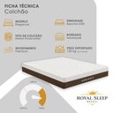Ver imagem 6 de Cama Box King Elegance Pillow Top Molas Ensacadas Tecido Marrom Royal