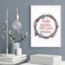 Ver imagem 2 de Quadro Decorativo Tudo Passa, até Uva Passa 24x18cm:madeira Preta