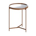 Ver imagem 1 de Mesa Aqua Lateral Grande - Espelho/Cobre imcal