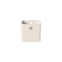 Kit 5 Cestos Organizadores Retangulares com Alças 6,6l Bege Flow Lavanderia Closet Banheiro - 2