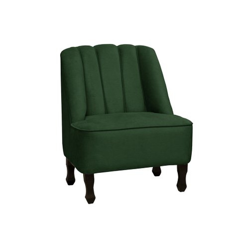 Poltrona Decorativa Teles P/ Sala Escritório Recepção - Lobo Shopp:verde