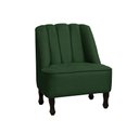 Ver imagem 1 de Poltrona Decorativa Teles P/ Sala Escritório Recepção - Lobo Shopp:verde