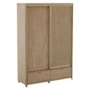 Ver imagem 1 de Guarda Roupa Casal 151cm 2 Portas Madeira Maciça Nira Tauari F07 - Mpozenato