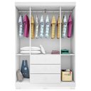 Ver imagem 7 de Berço Nacional Doce Sonho 3540 e Guarda Roupa Duda 4 Portas Branco Brilho com Colchão Ortobom