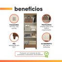 Ver imagem 4 de Armário Multiuso Organizador e Lavandeira 2 Portas 1,70m Irene
