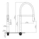Ver imagem 4 de Misturador Monocomando com Ducha Gourmet Inox Escovado Cnox By Baumê