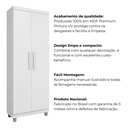 Ver imagem 6 de Armário Multiuso 2 Portas Sal Movelaria:branco
