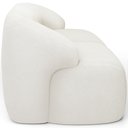 Ver mais imagens de Sofá 3 Lugares Curvo Orgânico com 02 Poltronas para Sala Living 250cm Barolo L06 Bouclê Branco - Lya