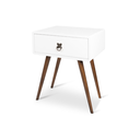 Ver imagem 1 de Mesa de Cabeceira 1 Gaveta 42x56x35 - 2:off White