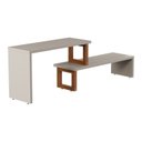 Ver imagem 2 de Rack para TV até 58 Polegadas MDF 200cm Netuno