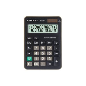 Calculadora de Mesa Procalc Pc286 12 Digitos Preta