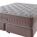 Ver imagem 4 de Conjunto Cama Box + Colchão King Richesse Molas Ensacadas 193x203x70cm Rosa - Megasul