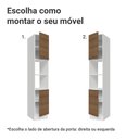 Ver imagem 4 de Paneleiro 40 Cm 2 Portas e 2 Nichos Branco/rustic Stella Madesa