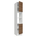 Ver imagem 6 de Paneleiro 40 Cm 2 Portas e 2 Nichos Branco/rustic Stella Madesa
