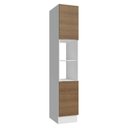 Ver imagem 1 de Paneleiro 40 Cm 2 Portas e 2 Nichos Branco/rustic Stella Madesa