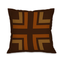 Ver imagem 3 de Kit com 4 Capas para Almofadas Decorativas Folhas Marrons