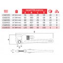 Ver mais imagens de Chave de grifo Americano em alumínio 36 pol 900mm Mtx
