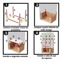 Ver imagem 4 de Guarda Roupa Cabideiro Organizador Prateleira Bordô